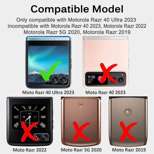 Motorola Moto Razr 40 Ultra - Shield Hard PC Ultra Thin Shockproof Bumper Case - Polar Tech Australia