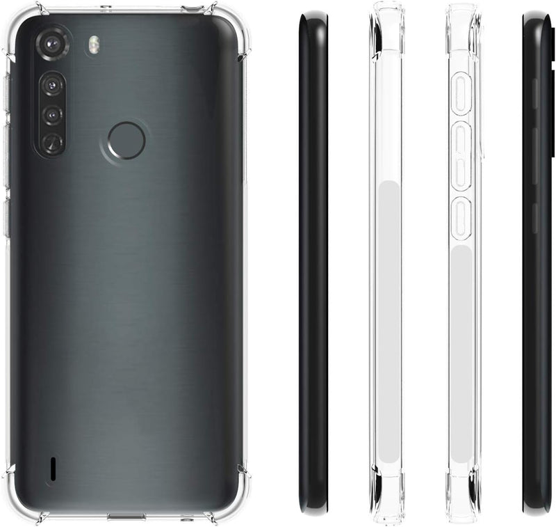 Load image into Gallery viewer, Motorola Moto One Fusion - AirPillow Cushion Transparent Soft Clear TPU Four Corners Protective Case - Polar Tech Australia
