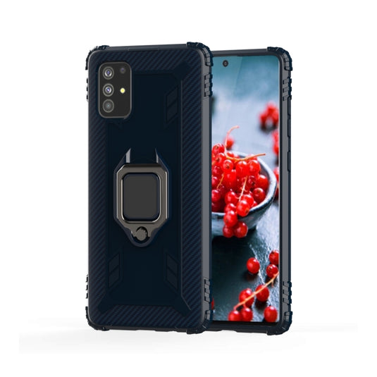 OPPO A91 / Reno3 - Carbon Fiber Protective Case with 360 Degree Rotating Ring Holder - Polar Tech Australia