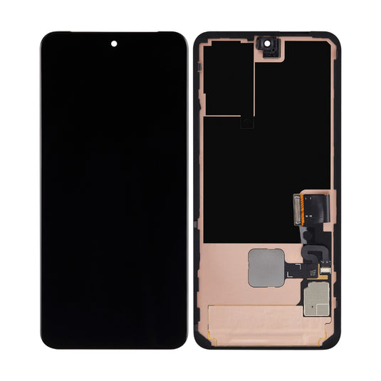 [Ori [Avec cadre et empreinte digitale] Google Pixel 8 (GKWS6) - Ensemble d'affichage à écran tactile LCD OLED