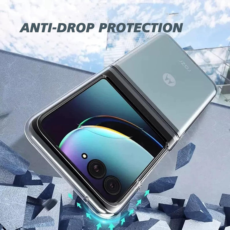 Chargez l&#39;image dans la visionneuse de la galerie, Motorola Moto Razr 40 Ultra - AirPillow Cushion Transparent Soft Clear TPU Shockproof Case - Polar Tech Australia
