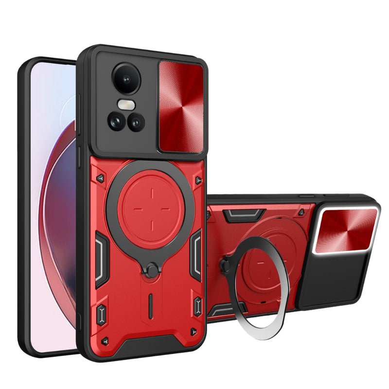 Load image into Gallery viewer, [Built-in Stand][With Slide Lens Cover] OPPO Reno10 Pro+ 5G  (PHU110, CPH2521) - Anti-Drop Protective Shell Case - Polar Tech Australia
