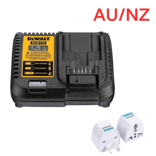 [DCB115][10.8V~18V / 12V~20V Max-4A] Genuine Original DeWalt Fast Charger Electrical Tool Li-ion Battery - Replacement Charger - Polar Tech Australia