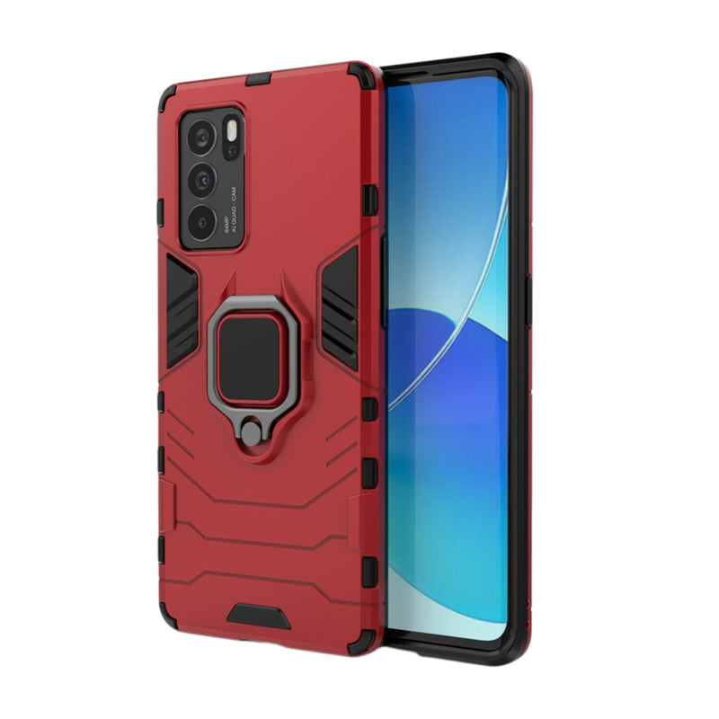 Chargez l&#39;image dans la visionneuse de la galerie, OPPO Reno6 Pro 5G (CPH2249) - Heavy Duty Armor Case With Ring Holder Stand - Polar Tech Australia
