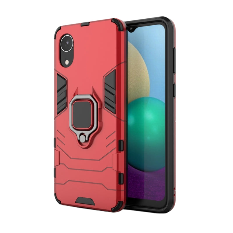 Load image into Gallery viewer, Samsung Galaxy A03 Core (SM-A032) - Heavy Duty Armor Case With Ring Holder Stand
