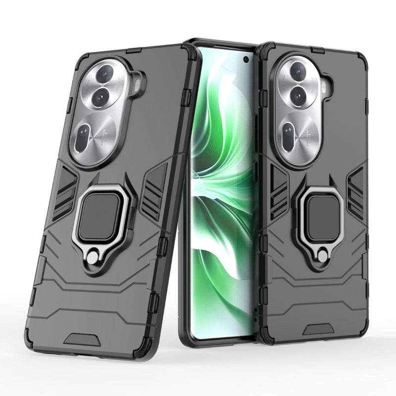Load image into Gallery viewer, OPPO Reno11 Pro 5G (CPH2607) - Heavy Duty Armor Case With Ring Holder Stand - Polar Tech Australia
