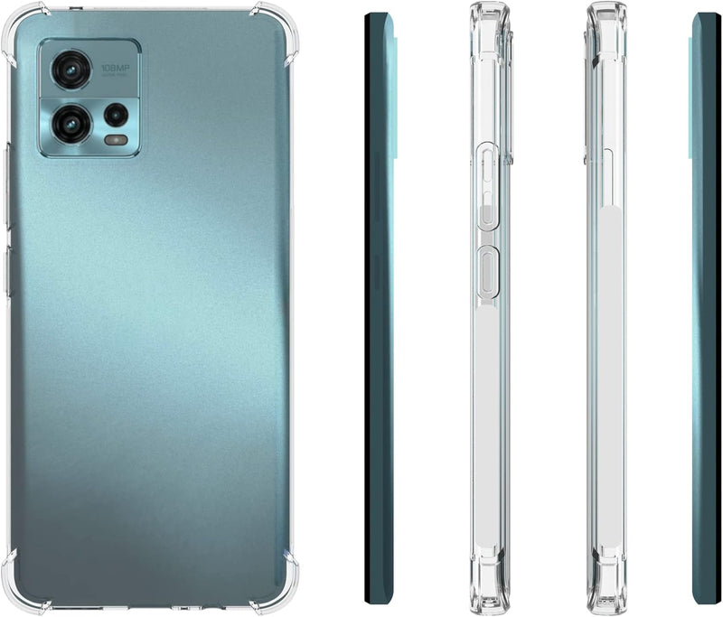Load image into Gallery viewer, Motorola Moto G72 - AirPillow Cushion Transparent Soft Clear TPU Four Corners Protective Case - Polar Tech Australia
