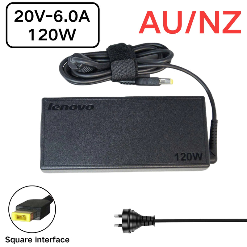 Chargez l&#39;image dans la visionneuse de la galerie, [20V-6.0A/120W][Yellow Square] Lenovo 3 SERIES 5 Series Desktop A Series all in ones AC Power Supply Adapter Charger - Polar Tech Australia
