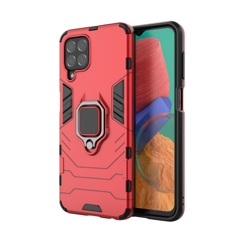 Cargue la imagen en el visor de la galería, Samsung Galaxy A42 5G (SM-A426) - Heavy Duty Armor Case With Ring Holder Stand
