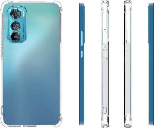 Motorola Moto Edge 30 - AirPillow Cushion Transparent Soft Clear TPU Four Corners Protective Case - Polar Tech Australia