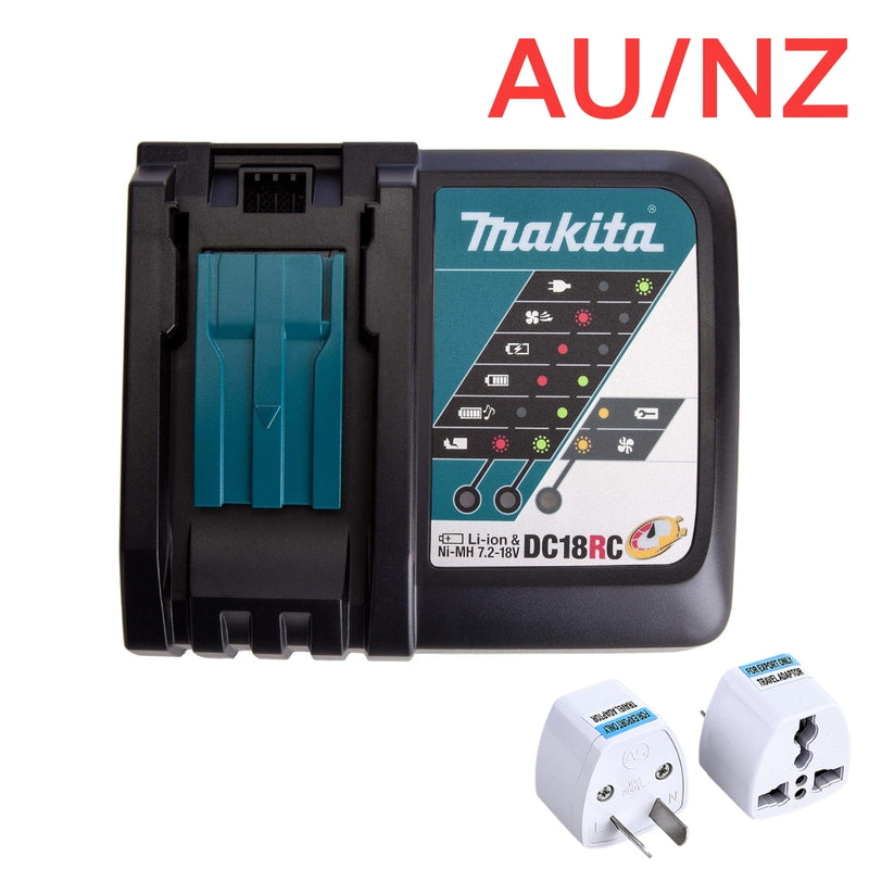 Chargez l&#39;image dans la visionneuse de la galerie, [DC18RC][7.2V~18V-9.0A] Genuine Original Makita Fast Charger Electrical Tool Li-ion Battery - Replacement Charger - Polar Tech Australia
