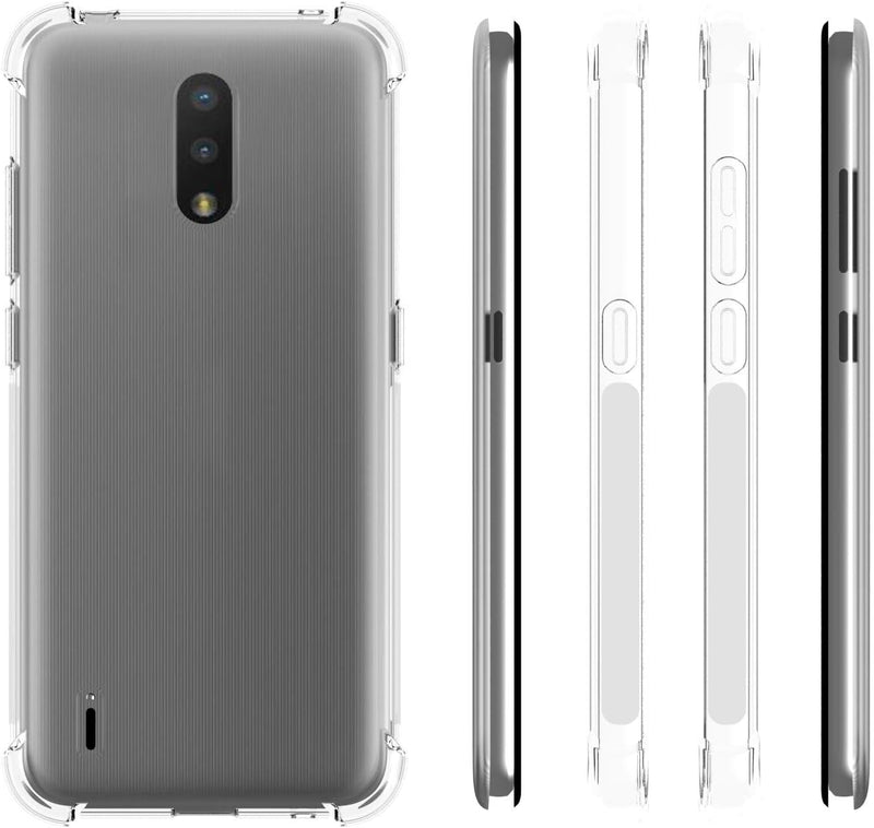 Cargue la imagen en el visor de la galería, Nokia C2 Tava - AirPillow Cushion Transparent Soft Clear TPU Four Corners Protective Case - Polar Tech Australia
