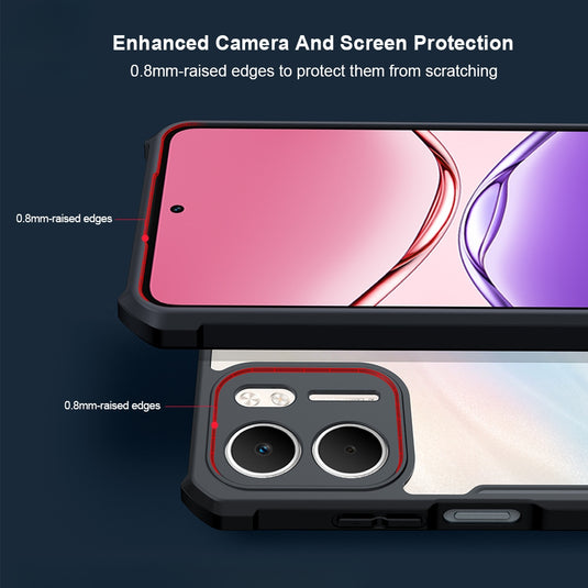 OPPO A5X 4G/5G - Silicone Material Airbag Shockproof Protective Case