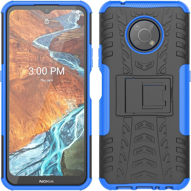 Cargue la imagen en el visor de la galería, Nokia G300 - Shield With Kickstand Hard PC Back Cover Soft TPU Dual Layer Protection Case - Polar Tech Australia
