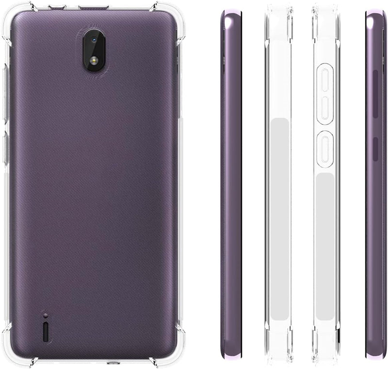 Chargez l&#39;image dans la visionneuse de la galerie, Nokia C01 Plus - AirPillow Cushion Transparent Soft Clear TPU Four Corners Protective Case - Polar Tech Australia
