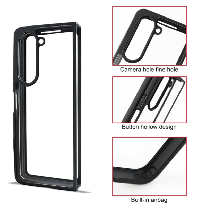 Load image into Gallery viewer, Samsung Galaxy Z Fold7 5G - Frosted TPU + Transparent PC Phone Case
