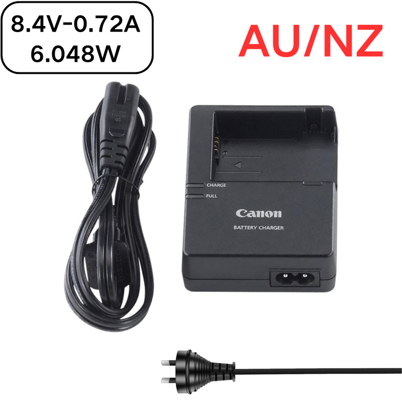 Cargue la imagen en el visor de la galería, [LC-E8C][8.4V-0.72A]  Canon LP-E8 Battery / EOS 700D 600D 650D 550D Series - Camera Charger Power Supply Adapter
