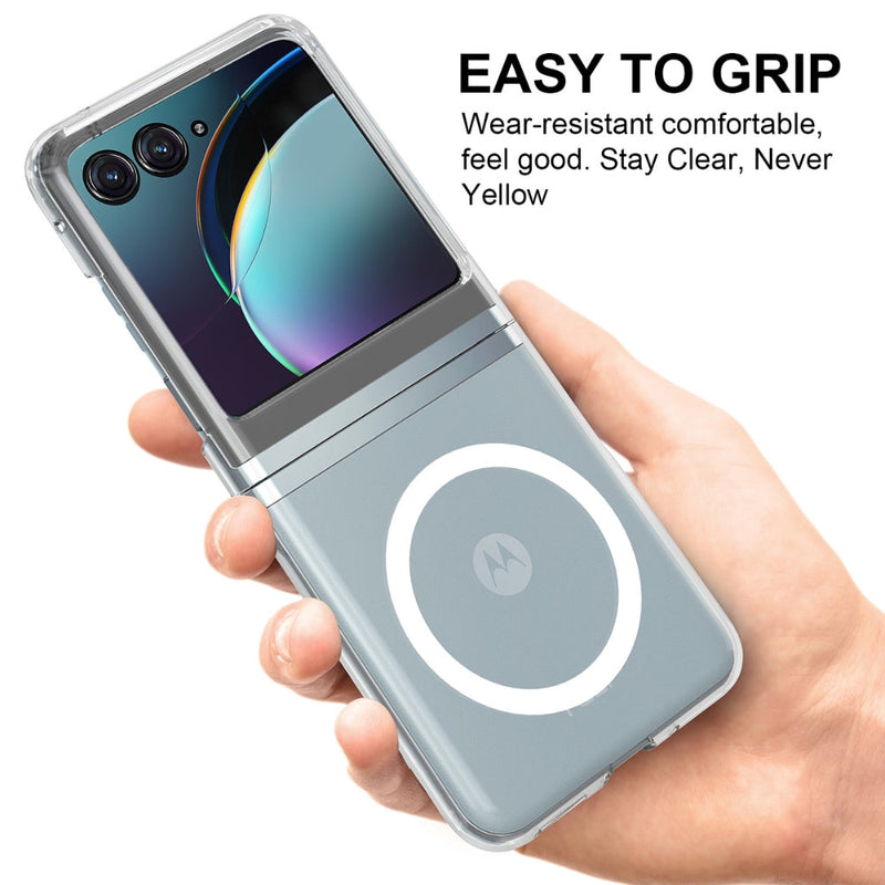 Cargue la imagen en el visor de la galería, Motorola Razr 50/Ultra - Scratchproof PC Transparent MagSafe Phone Case - Polar Tech Australia
