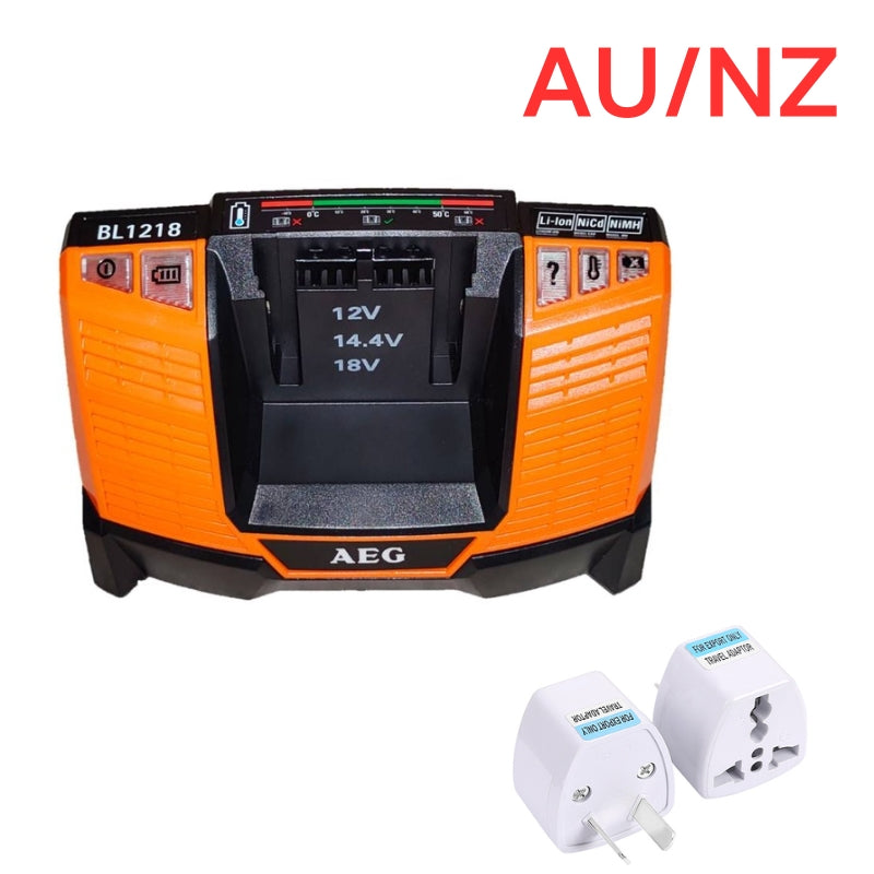 Cargue la imagen en el visor de la galería, [BL1218][12V~18V-4.1A] Genuine Original AEG Fast Charger Electrical Tool Li-ion Battery - Replacement Charger - Polar Tech Australia
