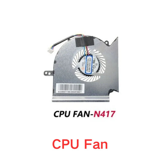 MSI MS-16P7 GL63 GE63 GP63 GV63 GL73 GP73 GE63VR GE73VR MS-16P1 MS-17C1 N417 / N384 Series - Laptop CPU & GPU Cooling Fan - Polar Tech Australia