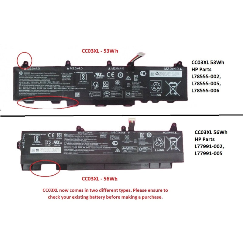 Load image into Gallery viewer, [CC03XL] HP ZBook Firefly 14 G7 Mobile Workstation Series - Laptop Replacement Battery - Polar Tech Australia

