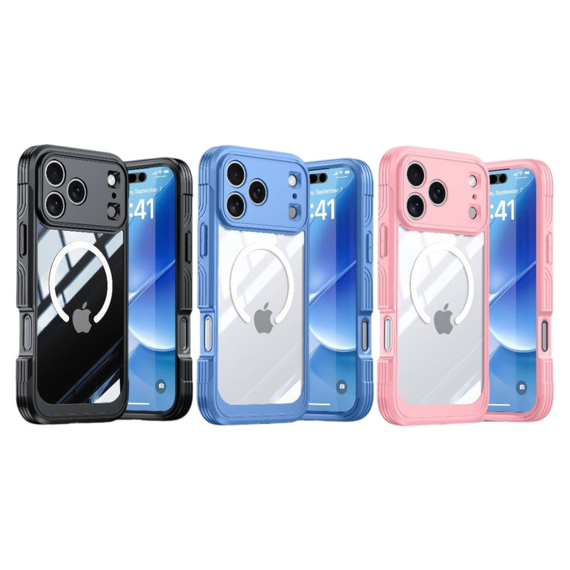 Load image into Gallery viewer, Apple iPhone 17 - Tempered Glass MagSafe Phone Case
