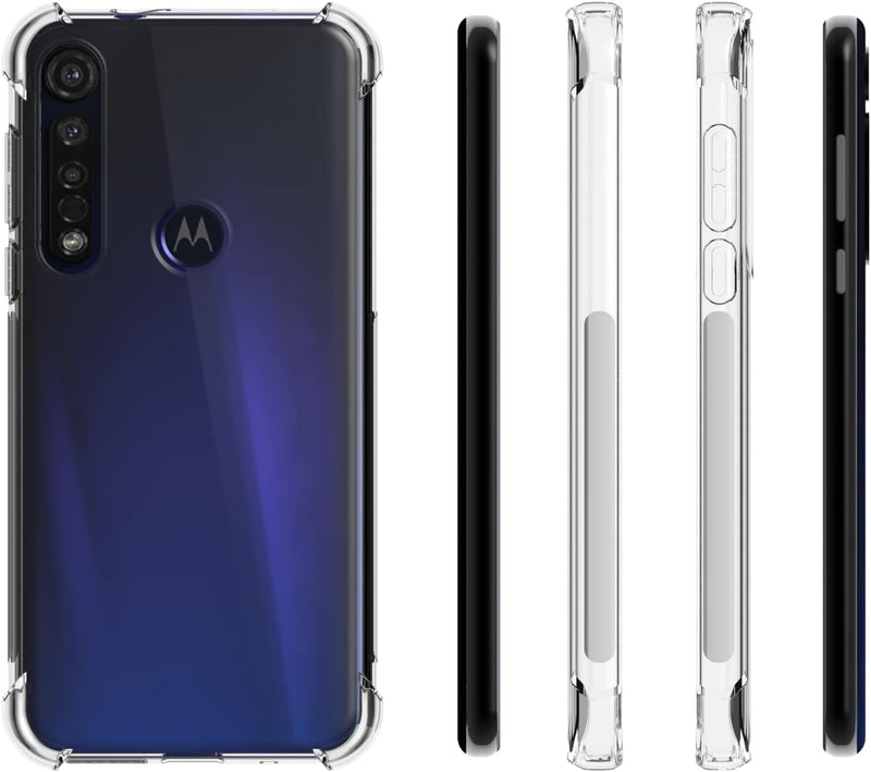 Chargez l&#39;image dans la visionneuse de la galerie, Motorola Moto G8 Plus - AirPillow Cushion Transparent Soft Clear TPU Four Corners Protective Case - Polar Tech Australia
