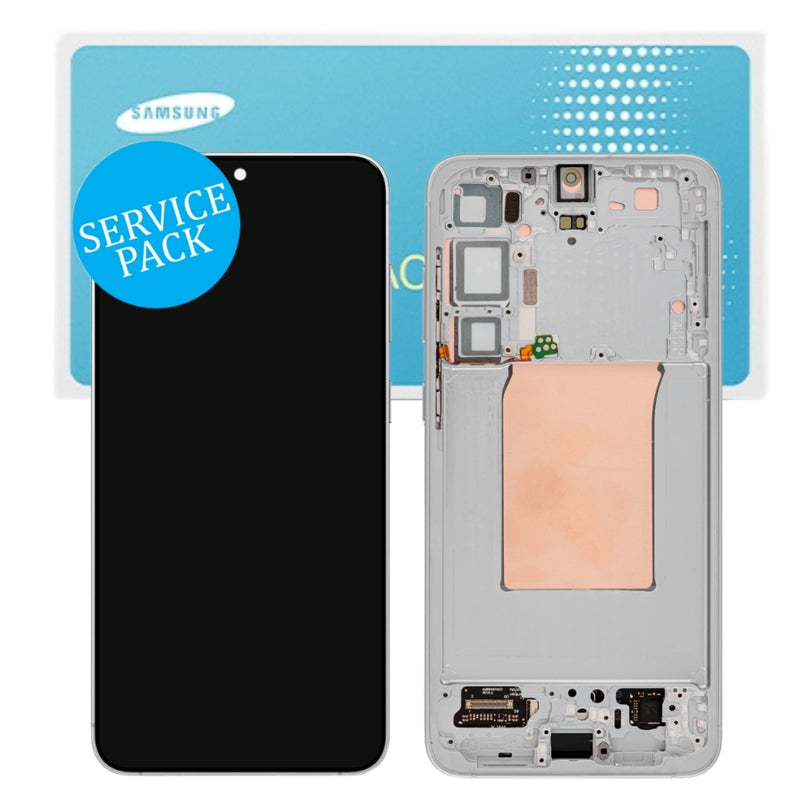 Cargue la imagen en el visor de la galería, [Samsung Service Pack] Samsung Galaxy S25 Plus 5G (SM-S936B) OLED LCD Touch Digitizer Screen Assembly With Frame
