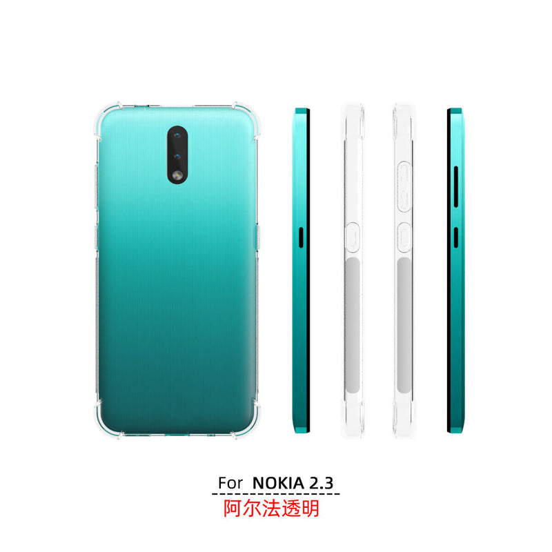 Cargue la imagen en el visor de la galería, Nokia 2.3 - AirPillow Cushion Transparent Soft Clear TPU Four Corners Protective Case - Polar Tech Australia
