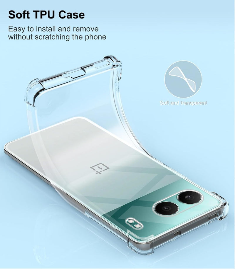 Cargue la imagen en el visor de la galería, OnePlus 1+Nord 4 - AirPillow Cushion Transparent Soft Clear TPU Four Corners Protective Case - Polar Tech Australia
