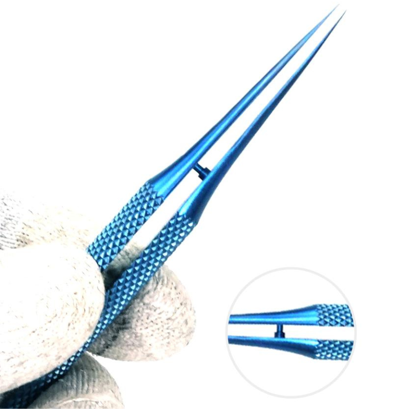 Cargue la imagen en el visor de la galería, YCS Repair Flyline Tweezers – Titanium Alloy Fine Tip Straight &amp; Bent Tweezers (140mm) - Polar Tech Australia
