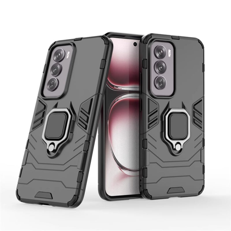 Load image into Gallery viewer, OPPO Reno12 Pro 5G (CPH2629) - Heavy Duty Armor Case With Ring Holder Stand - Polar Tech Australia
