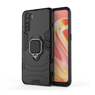 OPPO A91 / Reno3 - Heavy Duty Armor Case With Ring Holder Stand - Polar Tech Australia