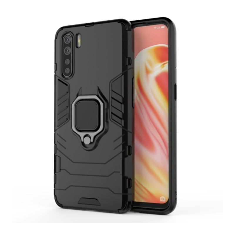 Chargez l&#39;image dans la visionneuse de la galerie, OPPO A91 / Reno3 - Heavy Duty Armor Case With Ring Holder Stand - Polar Tech Australia
