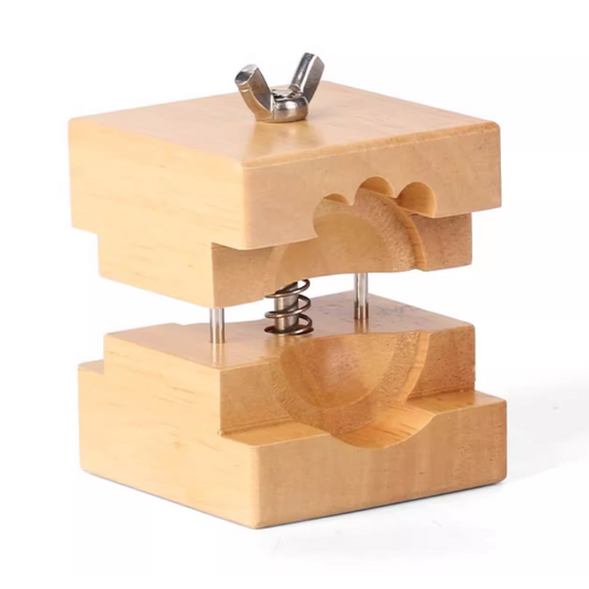 Watch Repair Tool - Dial Holder, Wooden Stand for Disassembling Watch Dials and Back Covers, Case Opening Tool - Polar Tech Australia