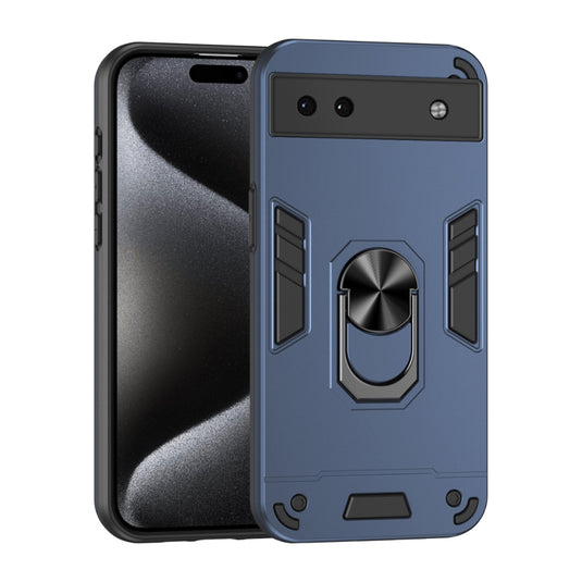 Google Pixel 6A - Heavy Duty Armor Case With Metal Bracket - Polar Tech Australia