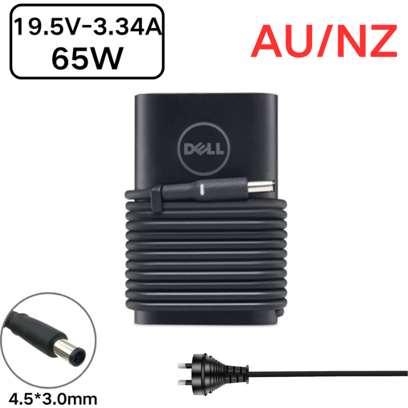 Cargue la imagen en el visor de la galería, [19.5V-3.34A/65W][4.5*3.0][Round] Dell Inspiron Laptop AC Power Adapter Laptop Charger
