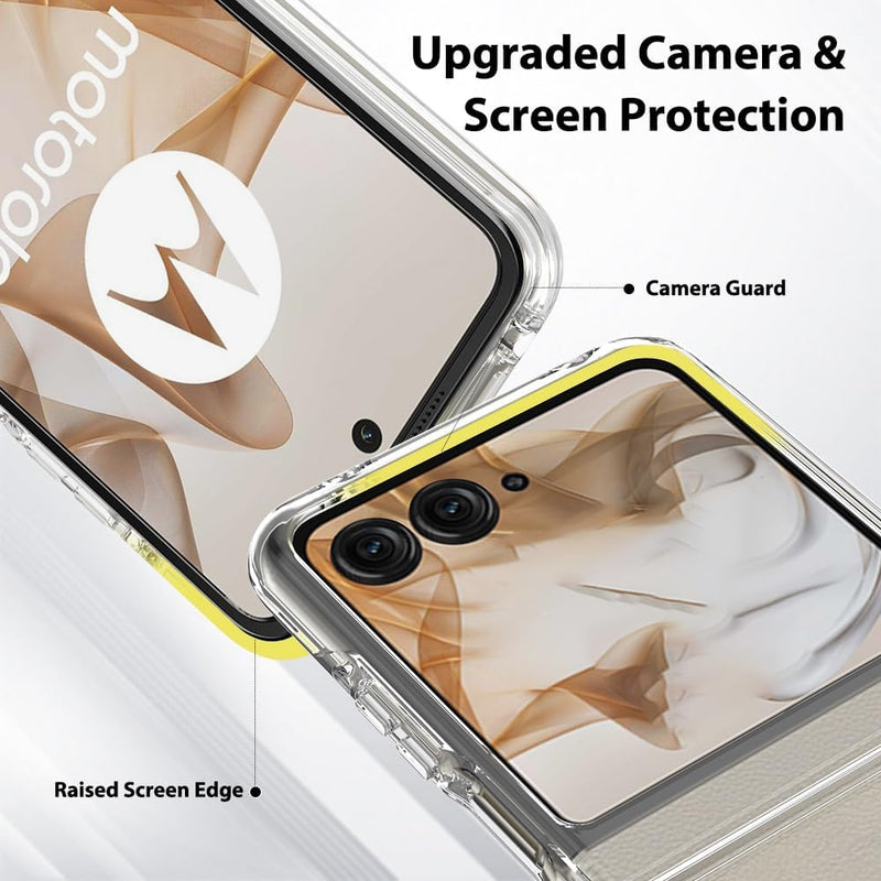 Load image into Gallery viewer, Motorola Moto Razr 2024 - AirPillow Cushion Transparent Soft Clear TPU Case - Polar Tech Australia
