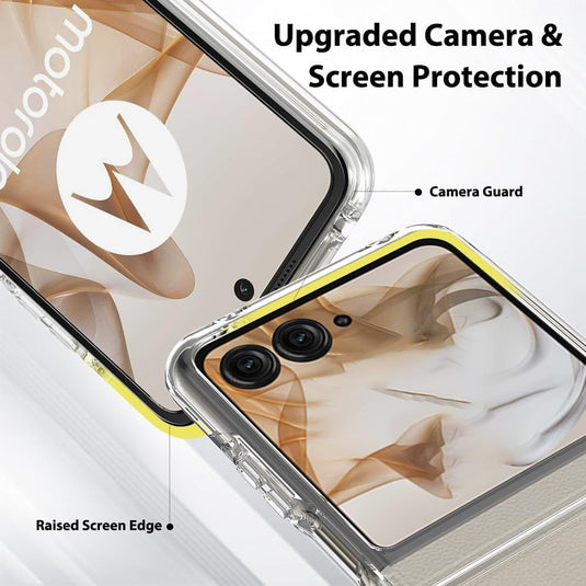 Motorola Moto Razr 2024 - AirPillow Cushion Transparent Soft Clear TPU Case - Polar Tech Australia