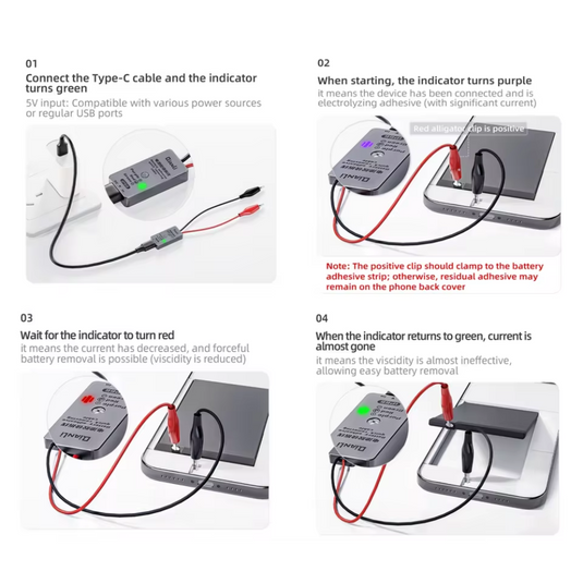 [iP66] Qianli Battery Adhesive Quick Removing Cable Glue Release Device Fast Separation for iPhone 16 16Plus Battary Disassembly Repair