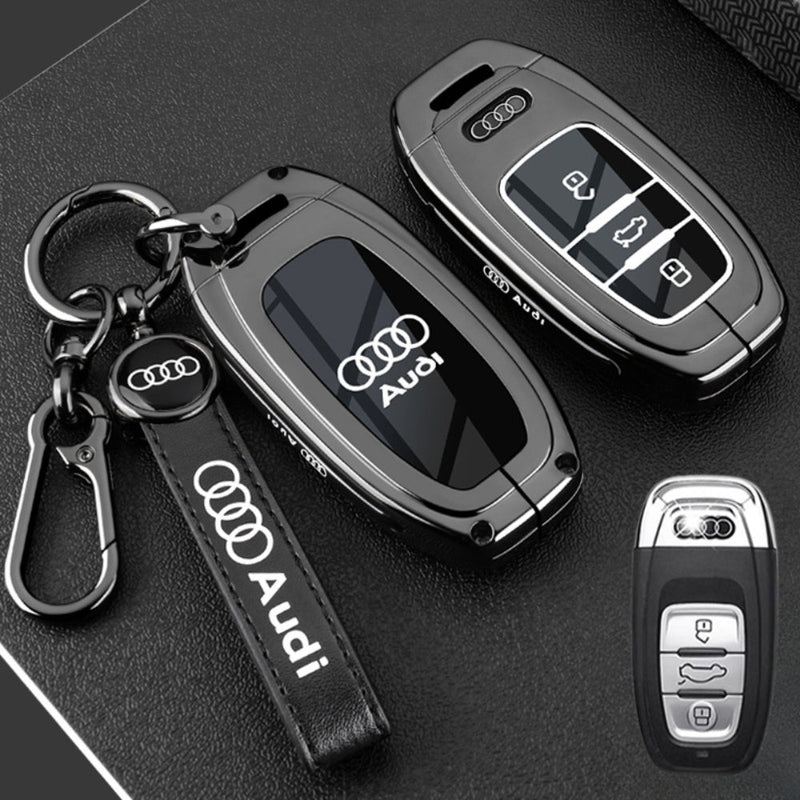 Chargez l&#39;image dans la visionneuse de la galerie, Audi Stylish with Cool Shockproof Car Key Protective Fob Case Cover For A3, A4, A5, A6, Q2, Q3, Q5, Q7, Q8, e-tron
