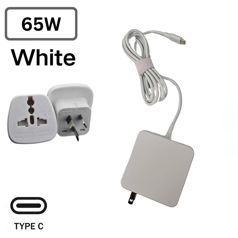 Chargez l&#39;image dans la visionneuse de la galerie, [65W][Type-C] Universal Apple MacBook Lenovo ASUS DELL XPS LG  Laptop AC Wall Travel Charger Travel Adapter - Polar Tech Australia
