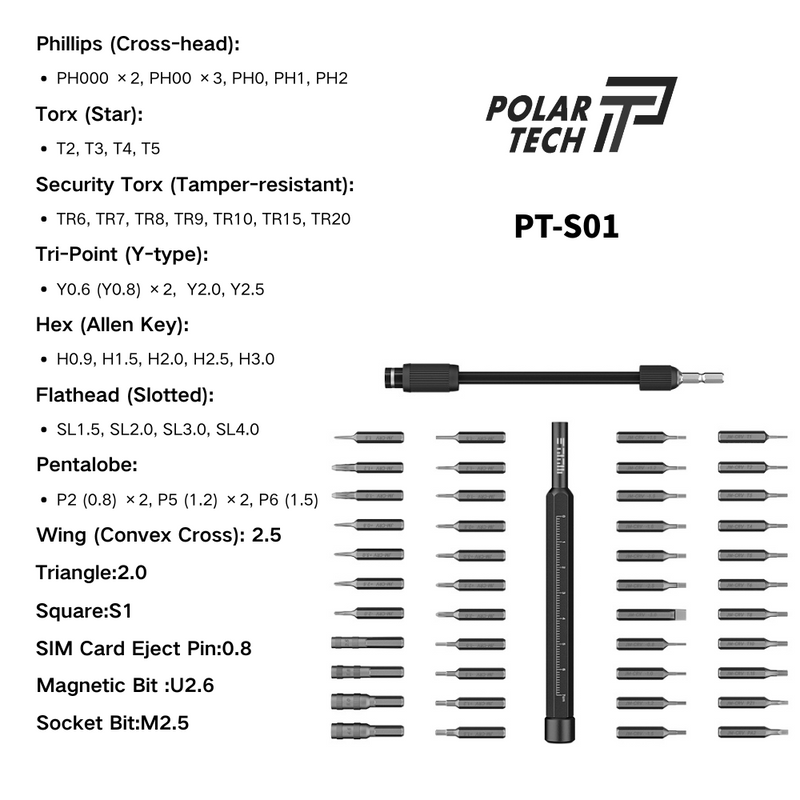 Cargue la imagen en el visor de la galería, [PT-T21] [88 in 1] Polar Tech Phone Repair Toolkit Screwdriver Profession Kit Set For Phone Tablet &amp; MacBook &amp; Surface Laptop
