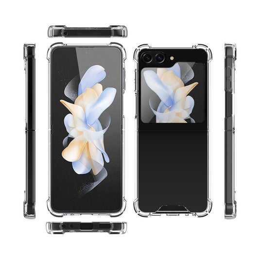 Samsung Galaxy Z Flip 3 (SM-F711) - Transparent PC + TPU Shockproof Phone Case