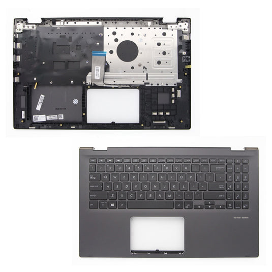 ASUS ZenBook Flip 15 UX562 / UX562FA / UX562FAC / UX562FD / UX562FDX 15.6" 15.6 Inch Series - Laptop Palmrest With Keyboard US Layout