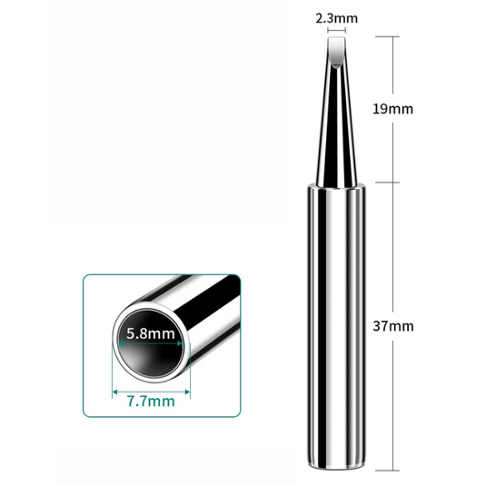 [ LXZ923377] 907 Universal Internal Heating Soldering Iron Tip - Polar Tech Australia