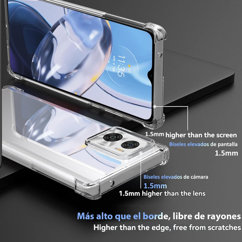 Load image into Gallery viewer, Motorola Moto E22/E22i - AirPillow Cushion Transparent Soft Clear TPU Four Corners Protective Case - Polar Tech Australia
