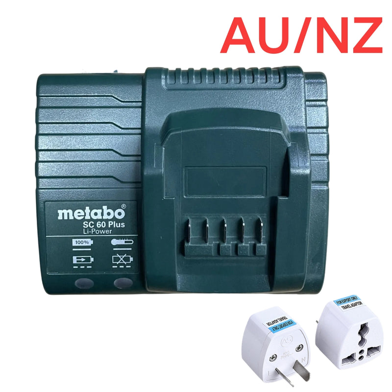 Chargez l&#39;image dans la visionneuse de la galerie, [SC 60 Plus][10.8V-2.6A] Genuine Original Metabo Fast Charger Electrical Tool Li-ion Battery - Replacement Charger - Polar Tech Australia

