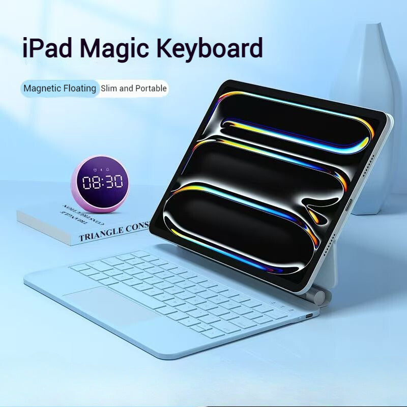 Load image into Gallery viewer, [With Touchpad][Magic Keybord] Apple iPad Pro 13-inch 7th Gen (2024) Smart Multi-Touch Trackpad Magnetic Wireless Keyboard Case With RGB Backlit - Polar Tech Australia
