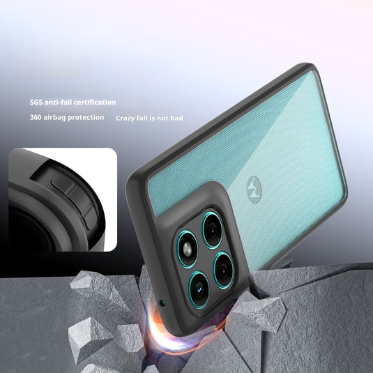 Motorola Moto Edge 60 Fusion - Frosted TPU + Transparent PC Phone Case - Polar Tech Australia